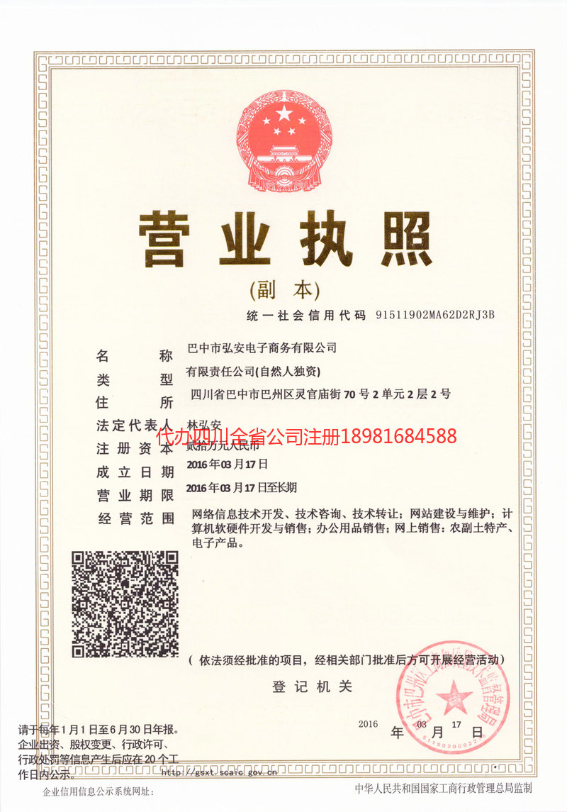 师宗师宗宏安电子商务有限公司