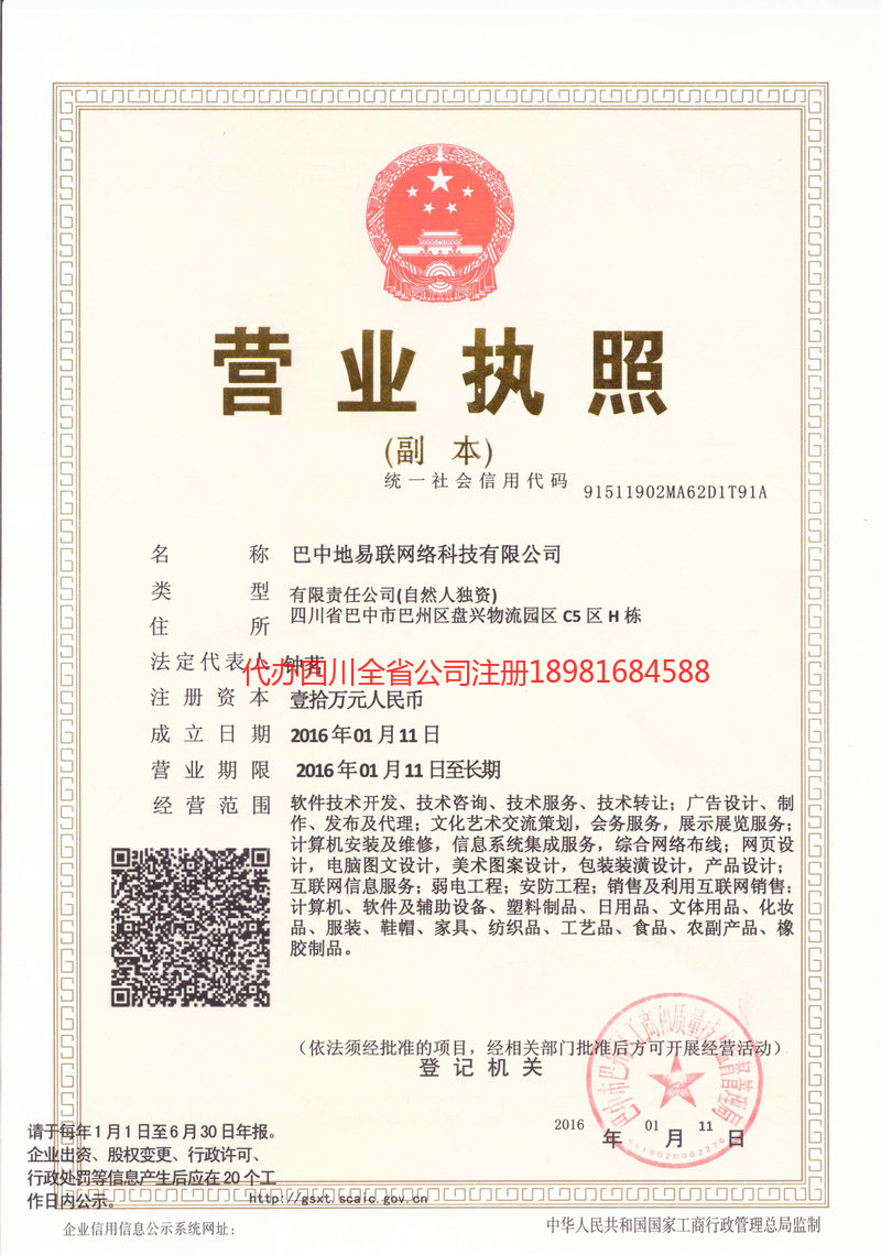 师宗师宗地易联网络科技有限公司