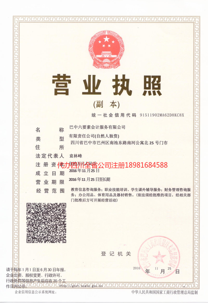 师宗师宗六要素会计服务有限公司